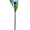 Садовый светильник на солнечной батарее "Синий тюльпан". Белый свет. USL-C-454/PT305 Uniel