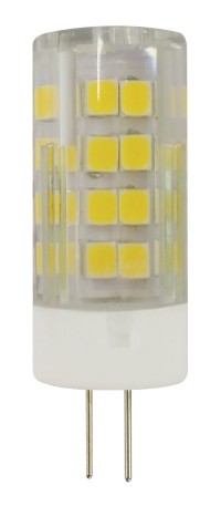 Лампа светодиодная  PLED-G4  5W 2700K 175-240V/50 (5W=40Вт, 400Lm) пластик  jaZZway
