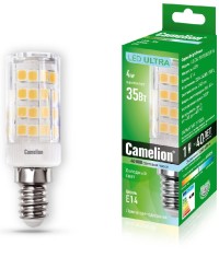 Эл.лампа светодиодная 4Вт LED4-S105/845/E14 (4Вт=35Вт 360Lm) Camelion