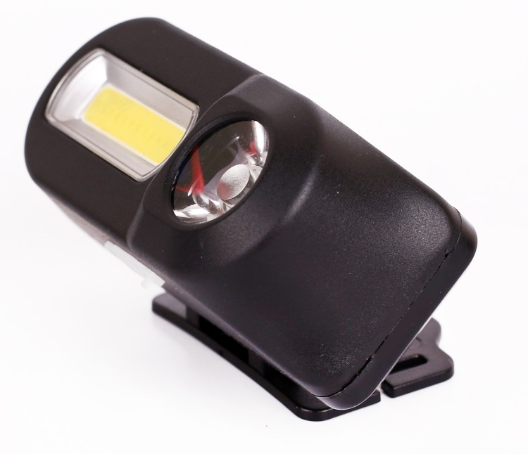 Фонарь налобный LED 53763 (аккум3,7В,черный, XPE+ COB LED, 3+3 Ватт, 1 реж., крепл., бокс)Ultraflash