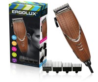 Машинка для стрижки волос  ELX-HC02-C10 коричн.дерево (10Вт, 220-240В) ERGOLUX