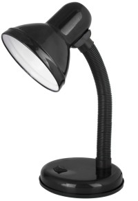 Светильник настольный 301 C02 чёрный, макс. 60W Ultra Flash
