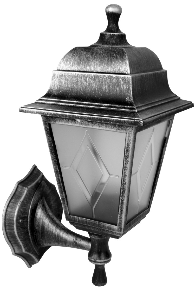 Светильник улично-садовый PP4201/02  C42 (черный+серебро) "Леда"  НБУ 04-60-001 У1 Camelion