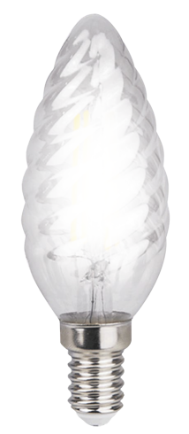 Лампа светодиодная свеча декоративная PLED CT37 OMNI  5W E14 2700K (4W=45Вт, 450Lm) 230/50 Jazzway