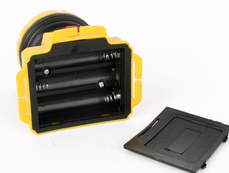 Фонарь LED53761 (фонарь налобн, желтый, 1LED 1Вт, 1 реж, 3XR6, пласт, коробка) Ultraflash