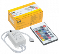 Контроллер с ПДУ ИК RGB 3 канала 12В 2А 72Вт ИЭК LSC1-RGB-072-IR-20-12-W