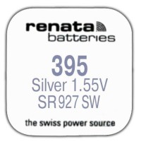 Renata R 395 BL-10 (SR 927 SW, 1.55V, 57mAh, 9.5x2.6mm)(бат-ка для часов)MP