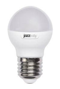 Лампа светодиодная шар PLED- SP G45  9W E27 4000K-E (9W=75Вт, 820Lm) 230/50 Jazzway
