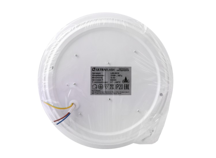 Настенно-потолочные светильник НПС-18Вт (LBS-8018 , blanc) Ultraflash